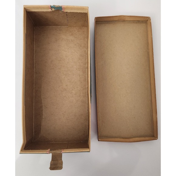 Vintage Penney's Shoe Box JC Penney 1950s/60s Pastel Blue & Pink Movie Prop - Picture 8 of 11